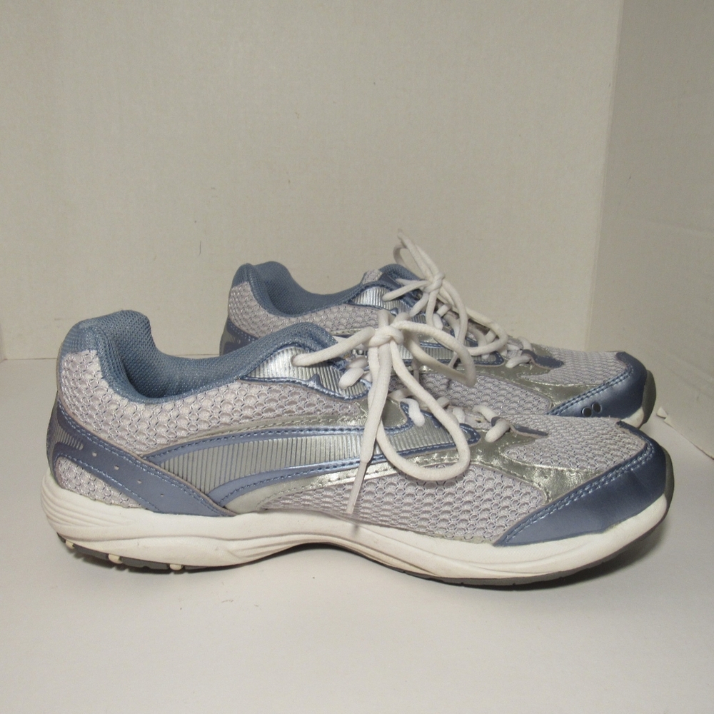 RYKA DASH Womens Sneaker Blue-White Mesh Ortholite Comfort Shoes, Size 7 - Picture 7 of 14